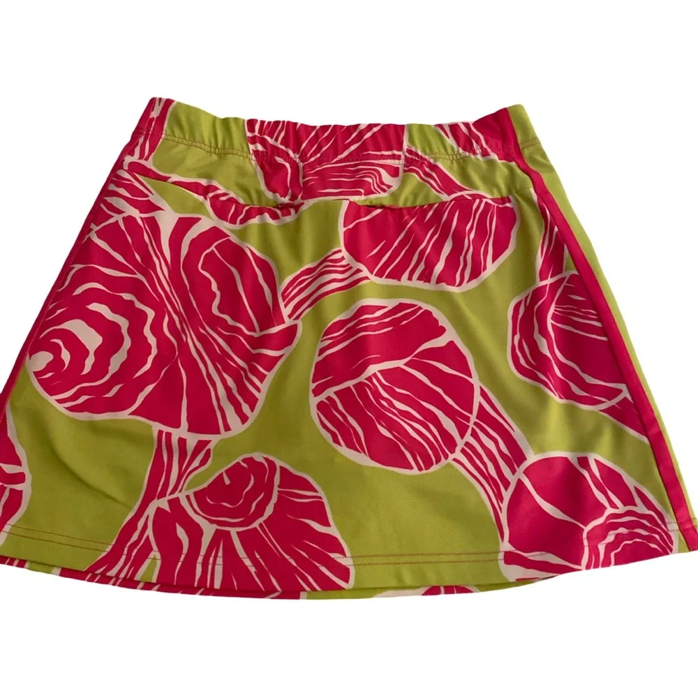 Gretchen Scott  Pink and Green Women's Skort - M green pink.  Polyester spandex
